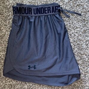 Under Armour Women's Gray Athletic Shorts